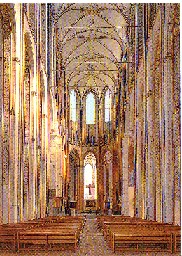 Marienkirche - Mittelschiff, Blick nach Osten